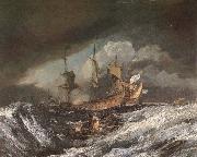 Joseph Mallord William Turner Boat and war oil painting on canvas